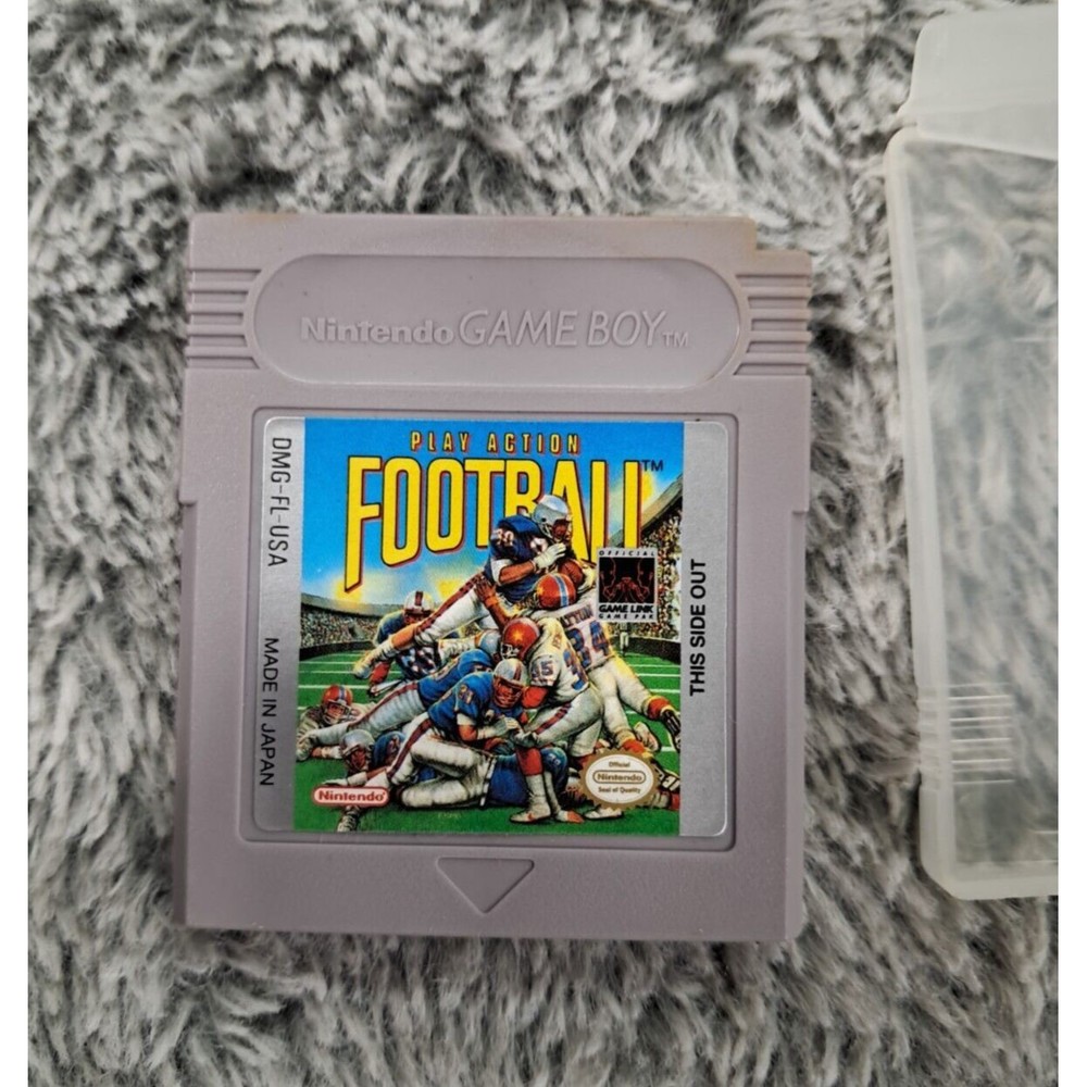 Play Action Football Nintendo Game Boy 1990 Cartridge Video Game Authentic - Picture 3 of 4
